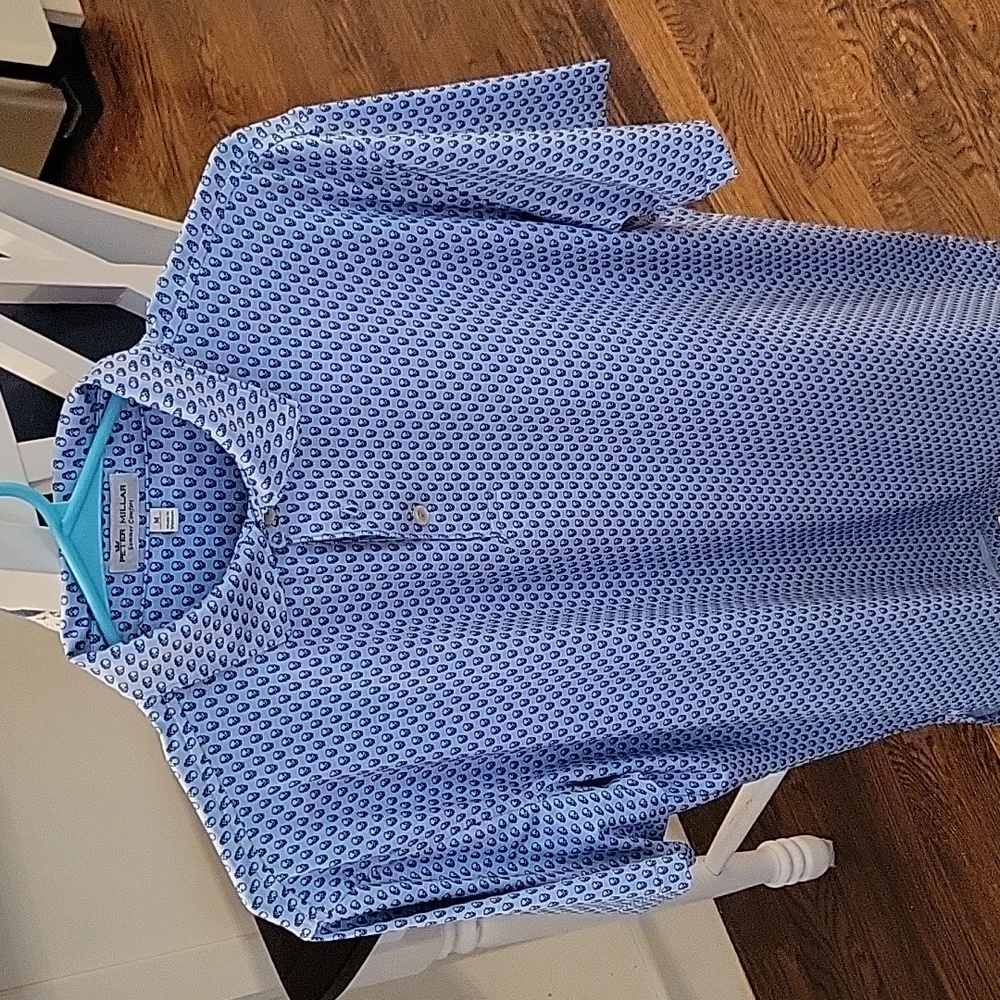 Peter Millar medium skulls polo